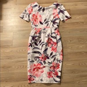 ASOS short sleeve midi dress
